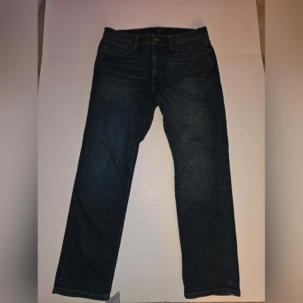 J.‎ Crew Men's Deep Indigo Straight Jeans
